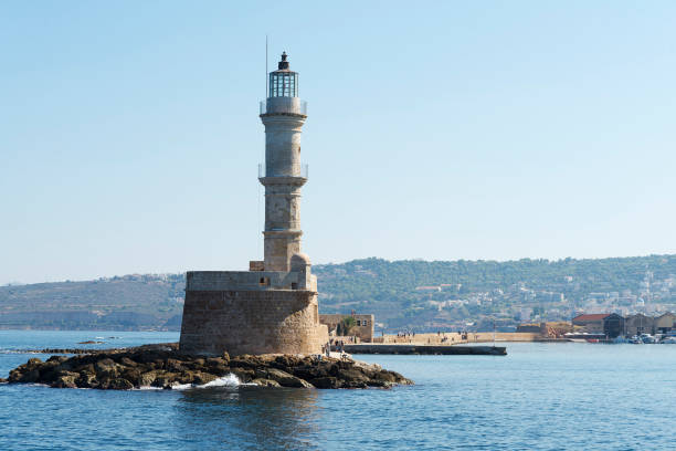 istock Lighthouse in Chania town. Good, Sunny weather. 1131636282