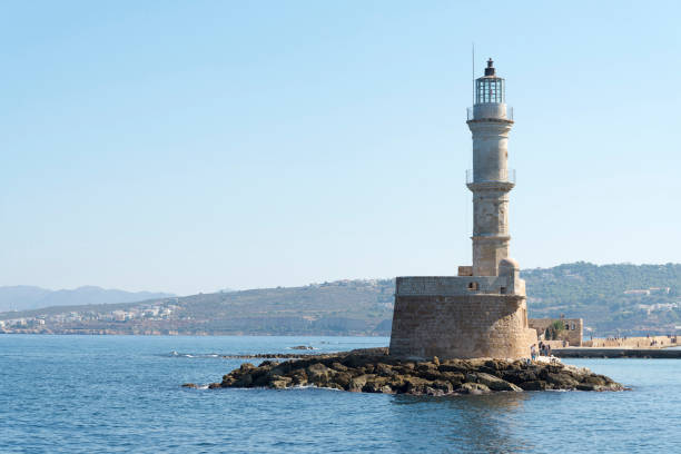 istock Lighthouse in Chania town. Good, Sunny weather. 1131636327