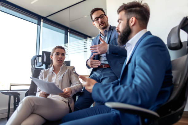 istock Shot of business team working together 1131640382