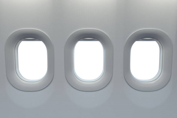 istock Airplane windows. Travel and tourism fliight concept. 1131640634