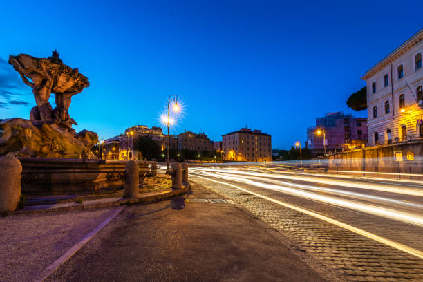Colisseum in the evening, Rome, Italy