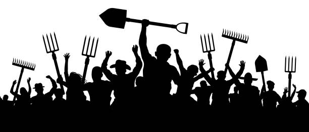 Angry Mob Pitchforks Stock Photos, Pictures & Royalty-Free Images - iStock