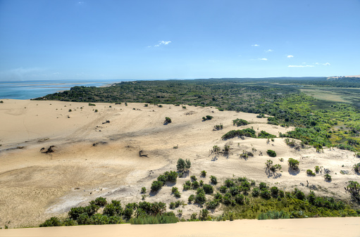 sand dunes in the maroccan desert