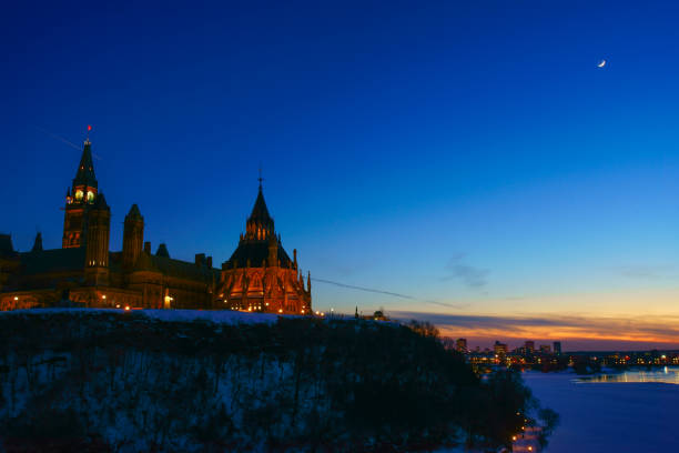 Ottawa Canal at dusk