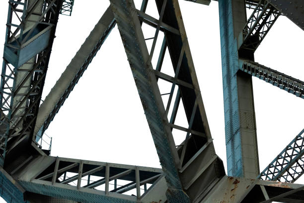 istock Closeup Harbour Bridge steel structure, background with copy space 1131649833