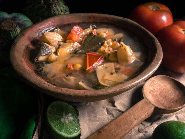 istock Chicken Artichoke and Spinach Soup 1131651277