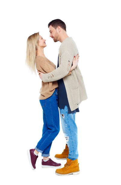 istock Back view of a stylish couple. 1131654102