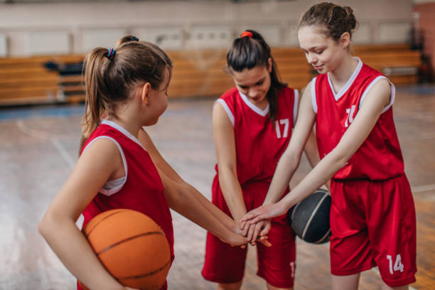 istock Female School Basketball Team 1131655760