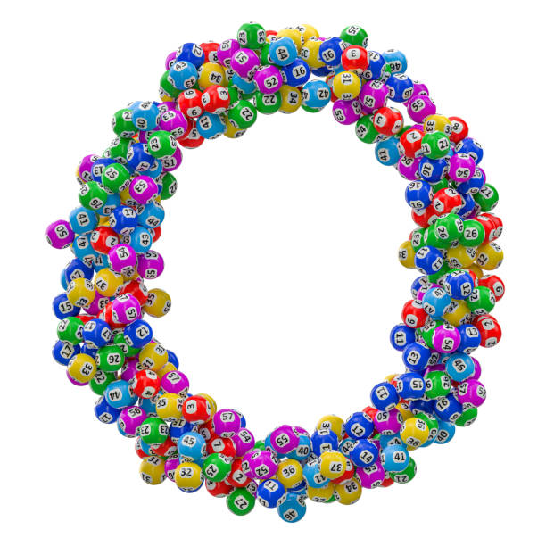 istock Alphabet letter O, from lottery balls. 3D rendering isolated on white background 1131657134