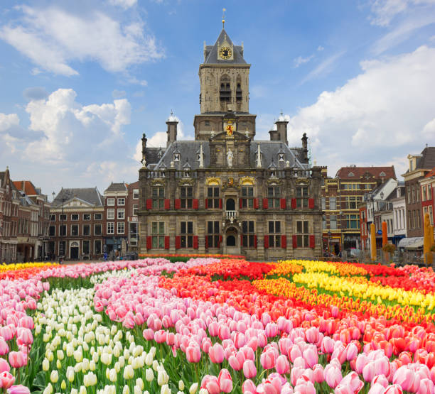 istock town hall, Delft, Holland 1131657922