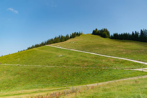 szczyt wallberga nad jeziorem tegernsee - tegernsee lake tegernsee lake mountain zdjęcia i obrazy z banku zdjęć