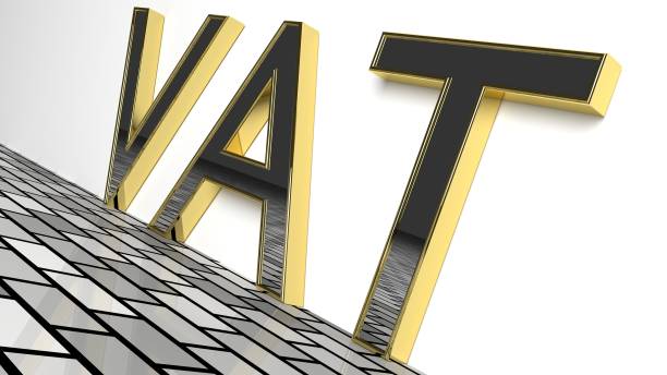istock VAT sign in golden glossy letters 1131666234