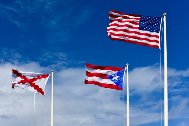 istock Flags atop El Morro Fortress Puerto Rico 1131668657