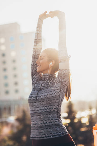istock Enjoying music after hard work out 1131670908
