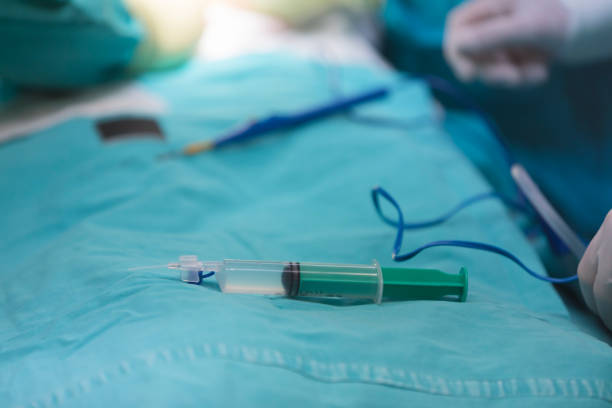 istock Surgical opertion equipment from operating room 1131671093