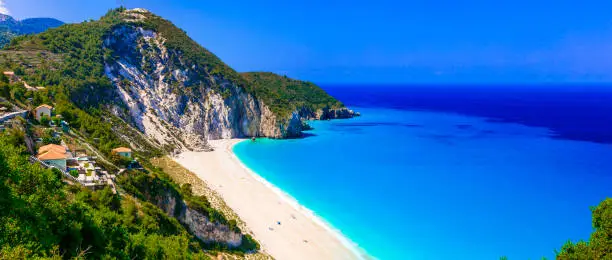 Photo of Best beaches of Lefkada - impressive Milos. Ionian islands of Greece