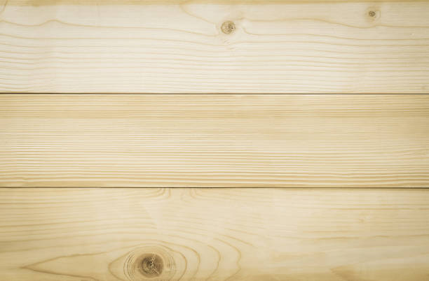 finlandia madera de pino textura patrón horizontal fondo en color marrón beige sepia - plywood wood grain panel birch fotografías e imágenes de stock