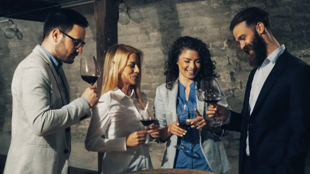 istock Friends tasting wine together 1131684805