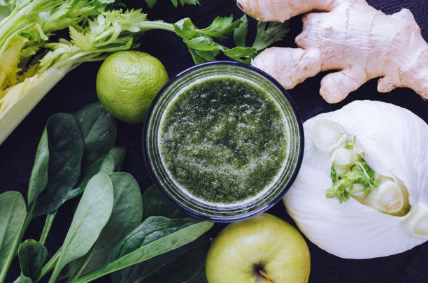 istock Healthy green detox smoothie 1131686707