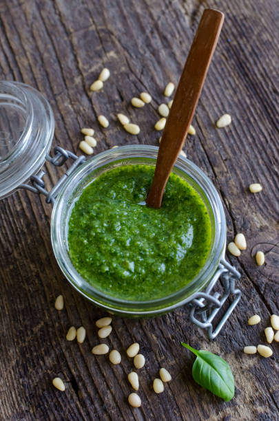 istock Pesto genovese sauce 1131686723