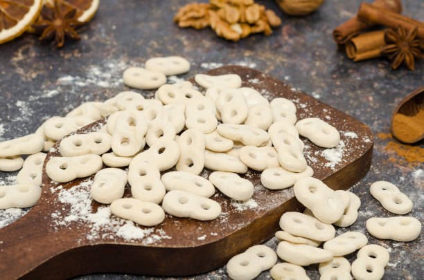 Romanian traditional food called mucenici.