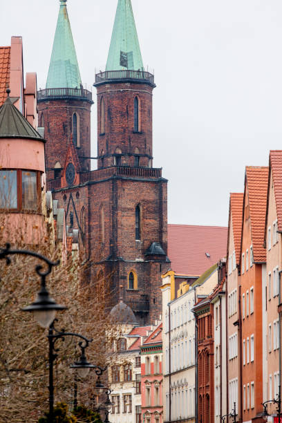 istock Old medieval tower of Cathedral church 1131693029