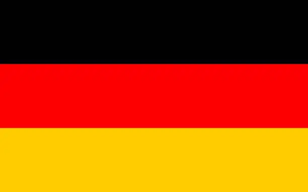 Vector illustration of Flag of Germany Background