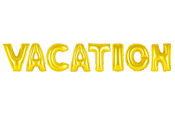 istock Gold alphabet balloons, vacation 1131706160