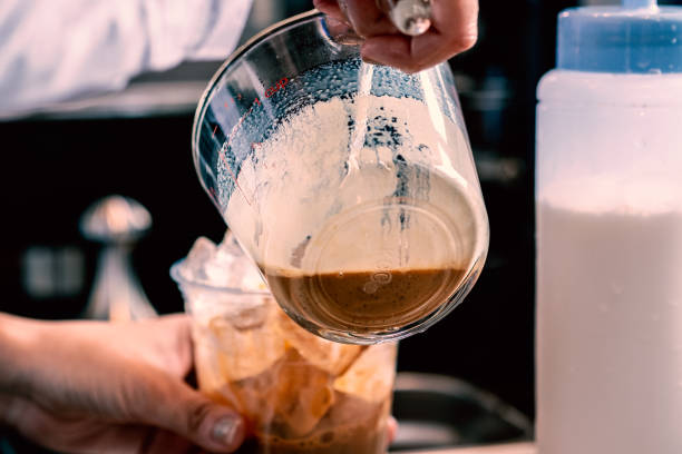 istock Barista making a take away ice coffee 1131712663