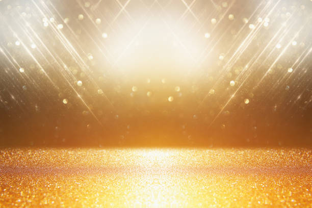istock glitter vintage lights background. silver and gold. de-focused 1131718824