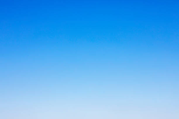 istock Clear blue sky background and empty space for your design, no cloud 1131718999