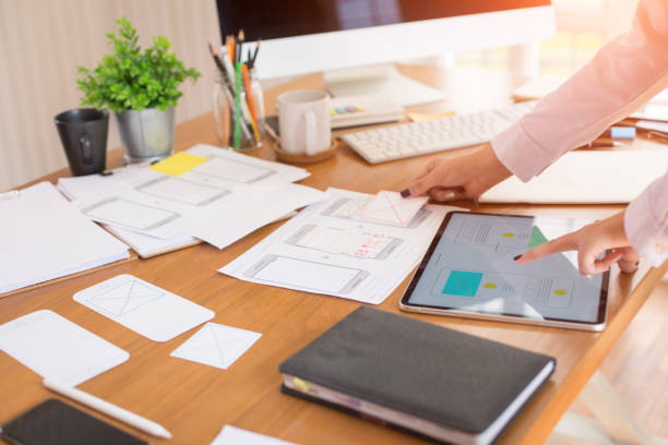 istock Business Asia woman working in office with documents 1131725262