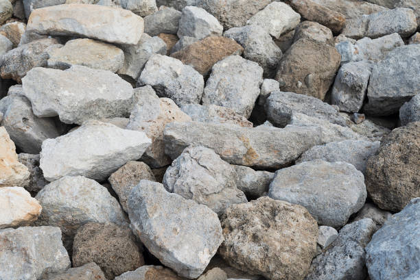 istock The texture of the stone fence. 1131736049