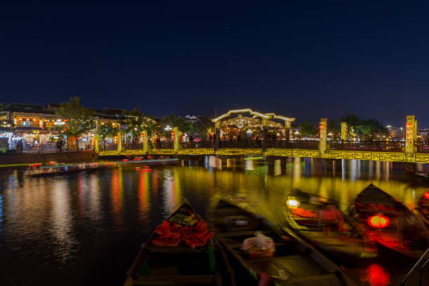 istock Hoi An Ancient town during night with lantern light Vietnam. Picture token on Oct, 2018 1131738504
