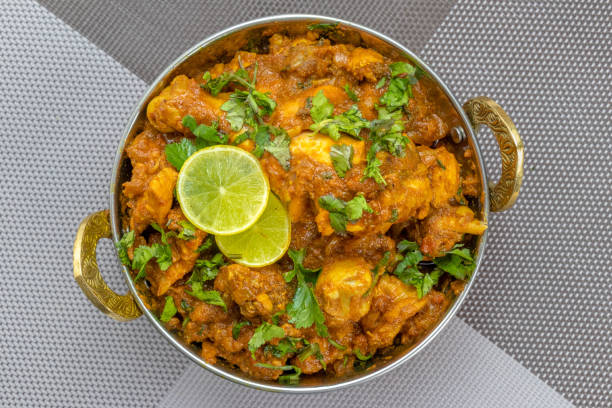 istock Indian chicken curry with Indian spices 1131741761