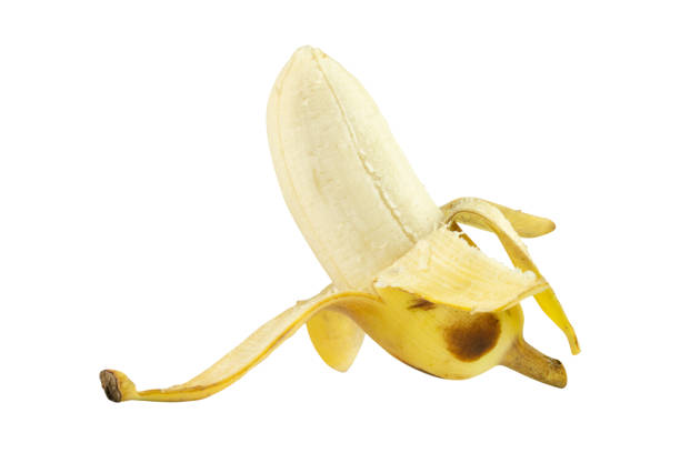 istock banana isolated on white background - clipping paths 1131744987