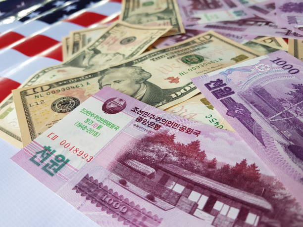istock US and North Korean banknotes 1131748052