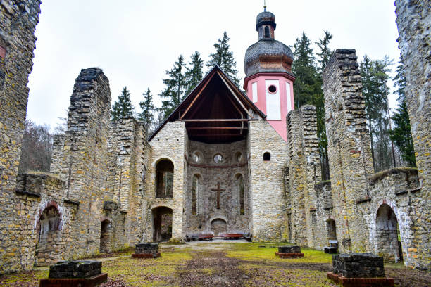 istock Old abandoned church in Germany 1131748081