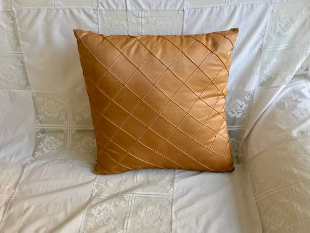 istock Brown color sofa pillow in living room 1131748394