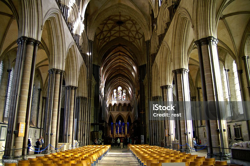 Salisbury Katedra - Zbiór zdjęć royalty-free (Anglia)