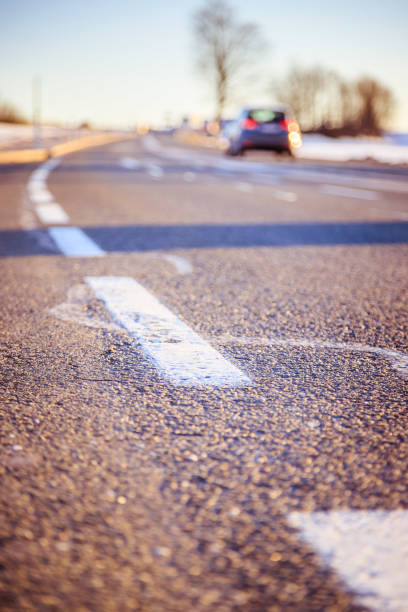 istock Rough asphalt on a country road in Austria 1131754521