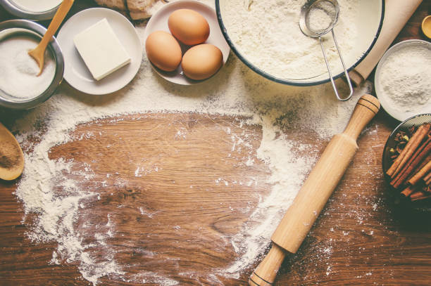 istock Pastry, cakes, cook their own hands. Selective focus. 1131759104