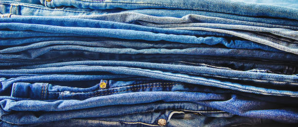 istock Jeans. Stylish clothes. Selective focus. Shopping time. 1131759130