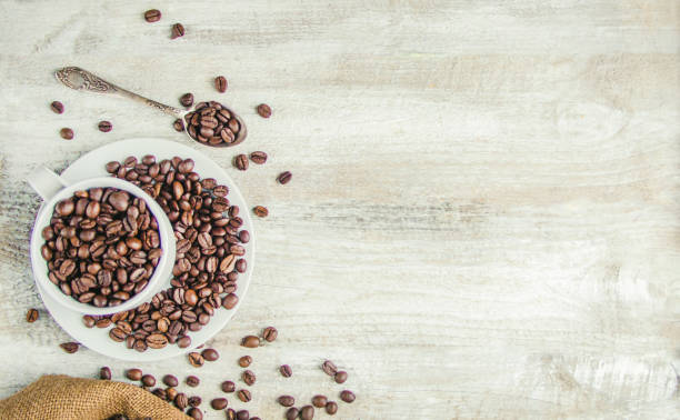 istock coffee bean. a Cup of coffee. selective focus. 1131759148