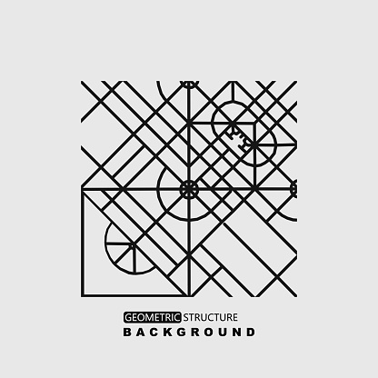 Line Structure Pattern Geometric Line Structure Pattern Stock Illustration - Download Image ...