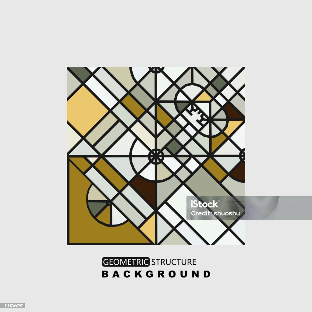 Structured Geometric Pattern Color Geometric Structure Pattern Background Stock Illustration ...