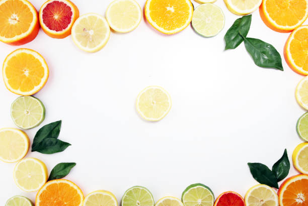 istock Citrus fruits with orange, lemon, grapefruit and lime 1131765508