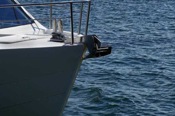 istock Bow of a sailing yacht 1131768891