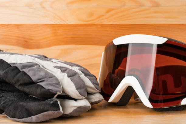 istock Snowboard or ski winter sports protective gear. 1131771708