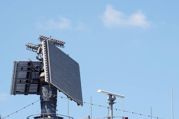 istock military radar air surveillance on navy ship 1131774347